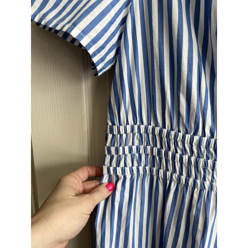 Quince Blue and White Striped Maxi Dress - Picture 5 of 13